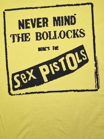 Sex Pistols Koszulka 'Never Mind The Bollocks' w kolorze żółty