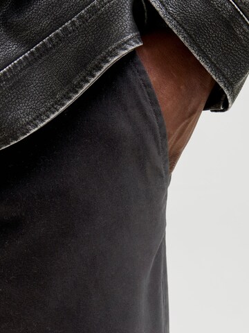 Jack & Jones Plus Slimfit Chino kalhoty 'JPSTMarco JJDave' – černá