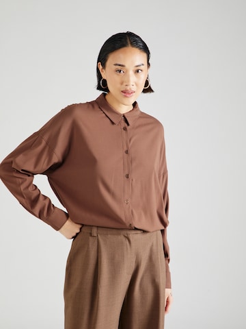 Soft Rebels Blouse 'Freedom' in Brown: front