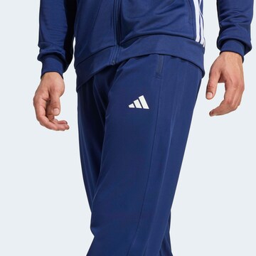 ADIDAS PERFORMANCE Tapered Workout Pants in Blue