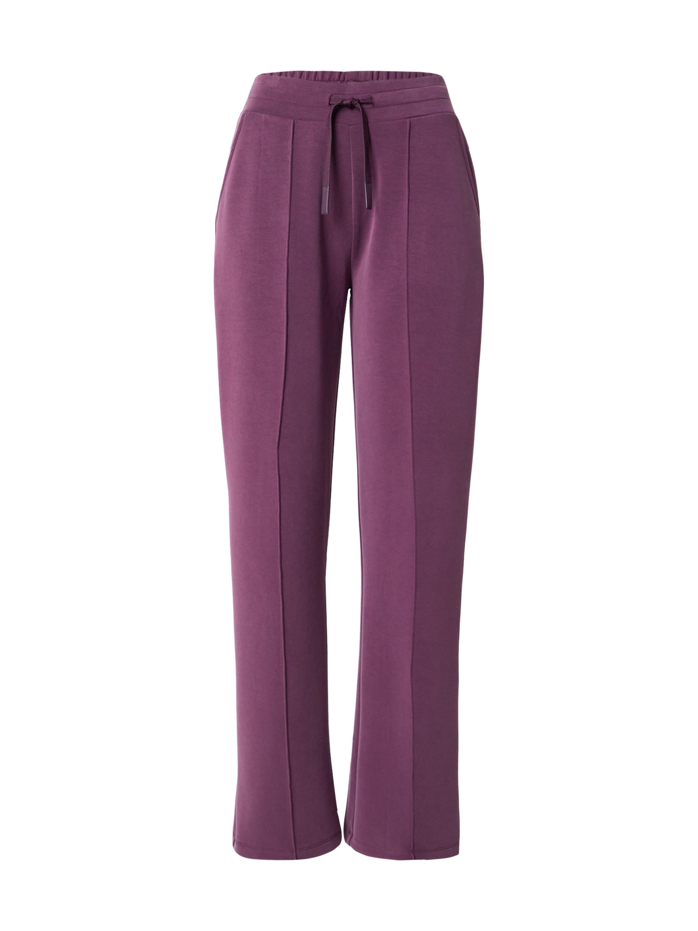 Loosefit Pantalon Hey Honey en violet : devant
