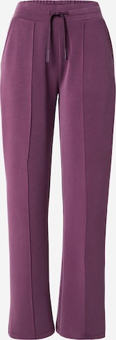 Hey Honey Loosefit Housut värissä lila: etupuoli