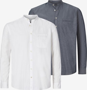 Jan Vanderstorm Regular fit Button Up Shirt 'Heimir' in Grey: front