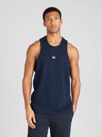 T-Shirt Tommy Jeans en bleu : devant