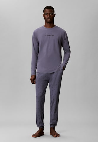 Pyjama long 'HOLIDAY' Calvin Klein Underwear en bleu : devant