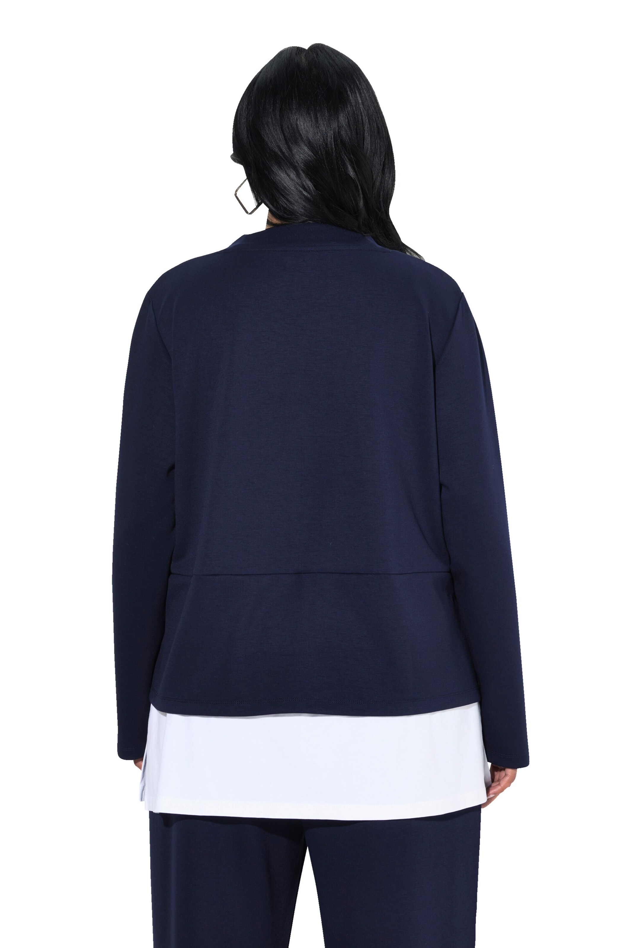 Ulla Popken Sweatshirt in Blauw