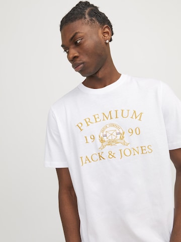 JACK & JONES Koszulka 'BLUDAVE' w kolorze biały