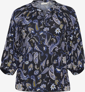 Bluză de la KAFFE CURVE pe negru: față