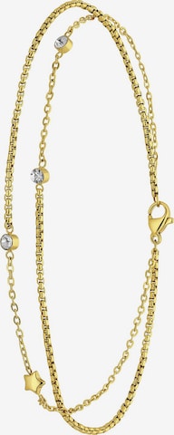 Lucardi Fußschmuck 'Modern' in Gold: Vorderseite