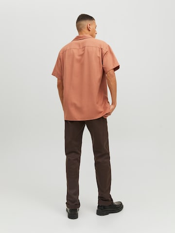 JACK & JONES Regular Fit Paita 'Jude' värissä oranssi