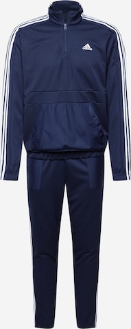 ADIDAS PERFORMANCE Sports Suit in Blue: front