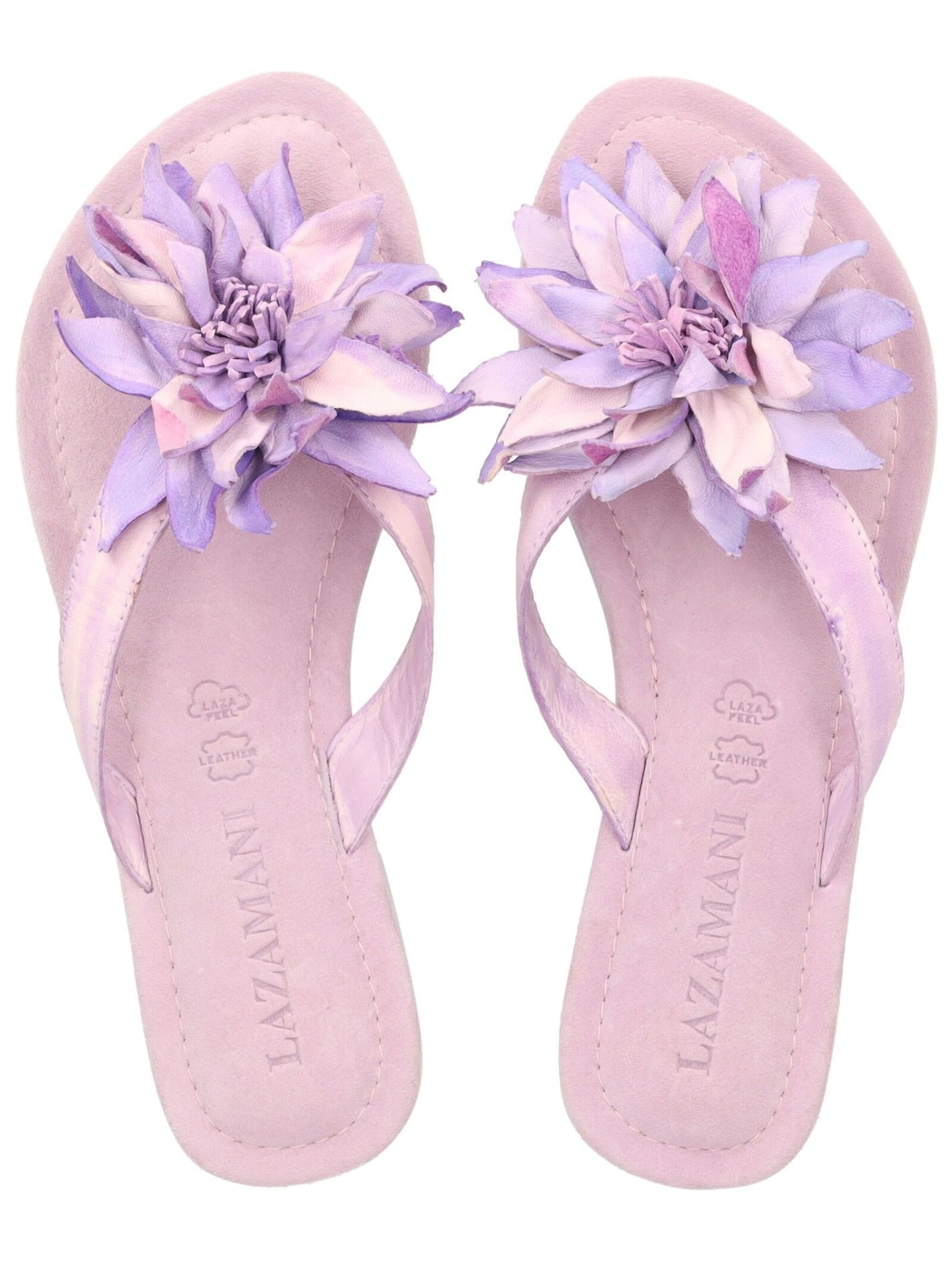 LAZAMANI Mules in Purple