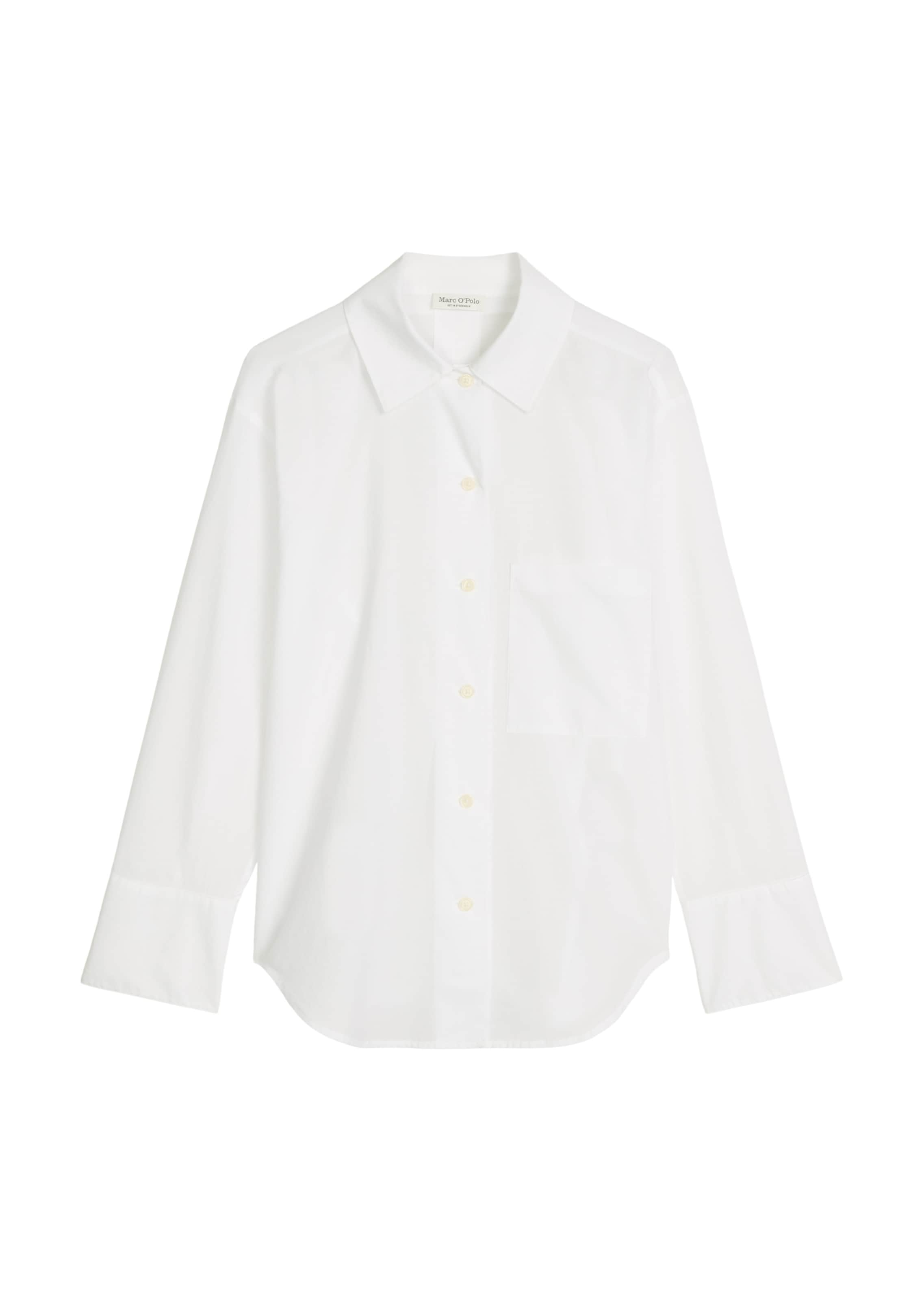 Marc O'Polo Bluse in Weiß: Vorderseite