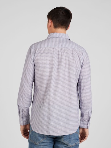 Coupe slim Chemise BURTON MENSWEAR LONDON en bleu