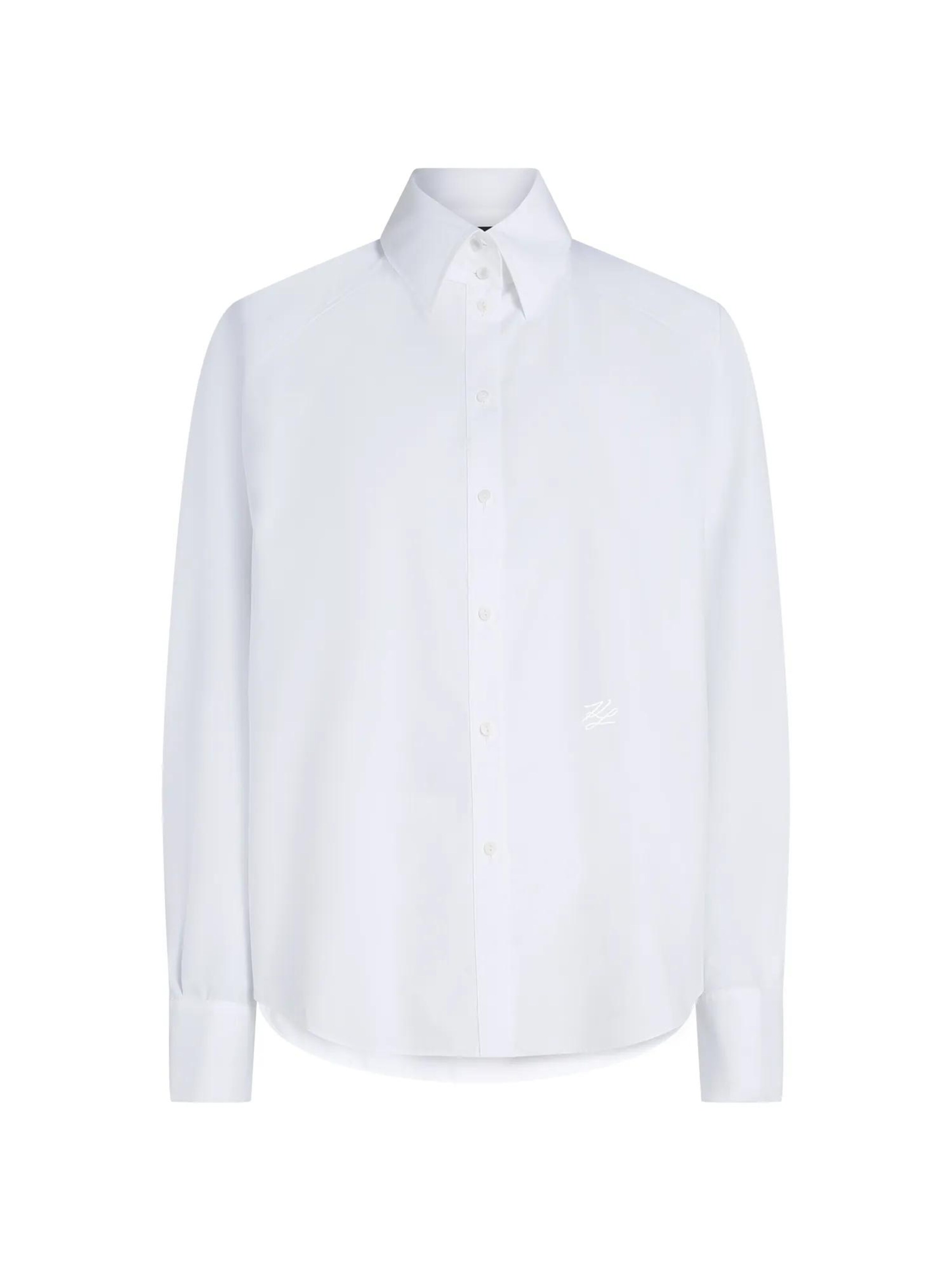 Karl Lagerfeld Blouse in S in de kleur Wit, Productweergave
