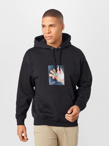 DIESEL - Sudadera 'S-UMMER' en negro: frente