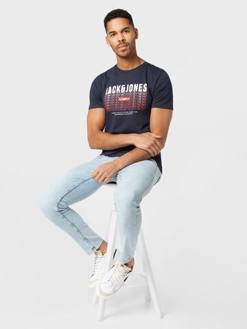 JACK & JONES Shirt 'Cyber' in Blau