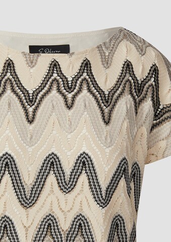 T-shirt s.Oliver BLACK LABEL en beige
