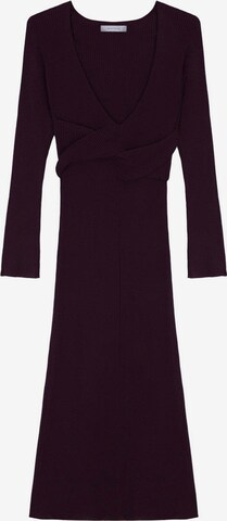 Scalpers Knitted dress in Purple: front