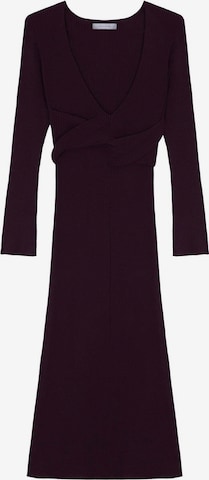 Scalpers Knitted dress in Purple: front