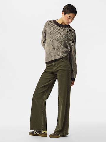 PIECES - Jersey 'PCJenna' en marrón