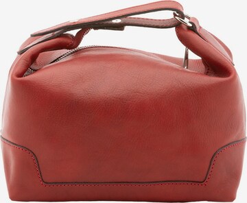 Borsa a mano 'Borsa a Mano Vera Pelle - Chiusura Zip Made in Italy' di Alessia Firenze in rosso: frontale