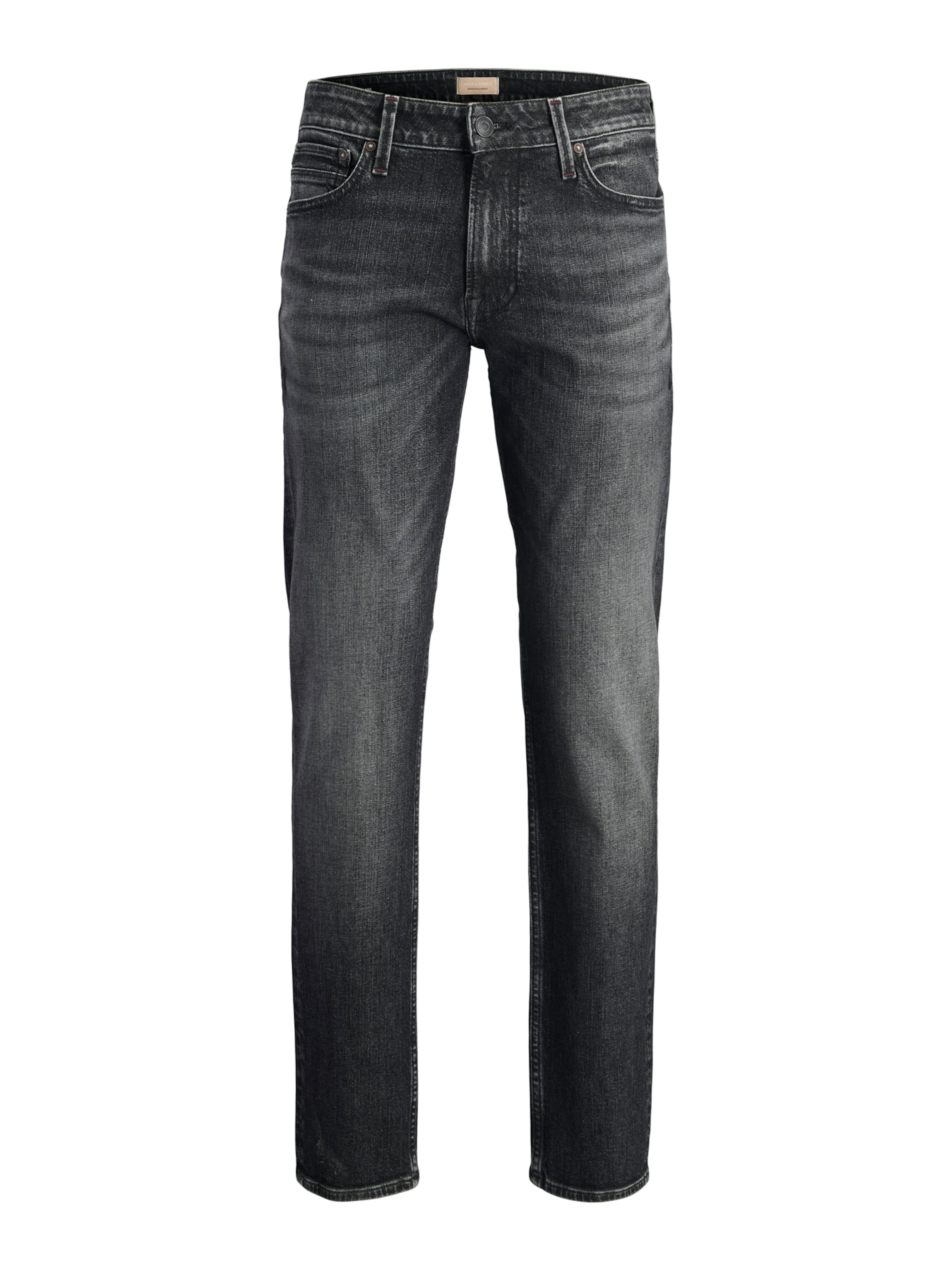 JACK & JONES - Slimfit Vaquero 'JJICLARK JJVINTAGE' en negro: frente