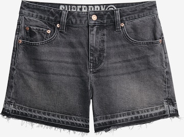 Jean Superdry en noir : devant