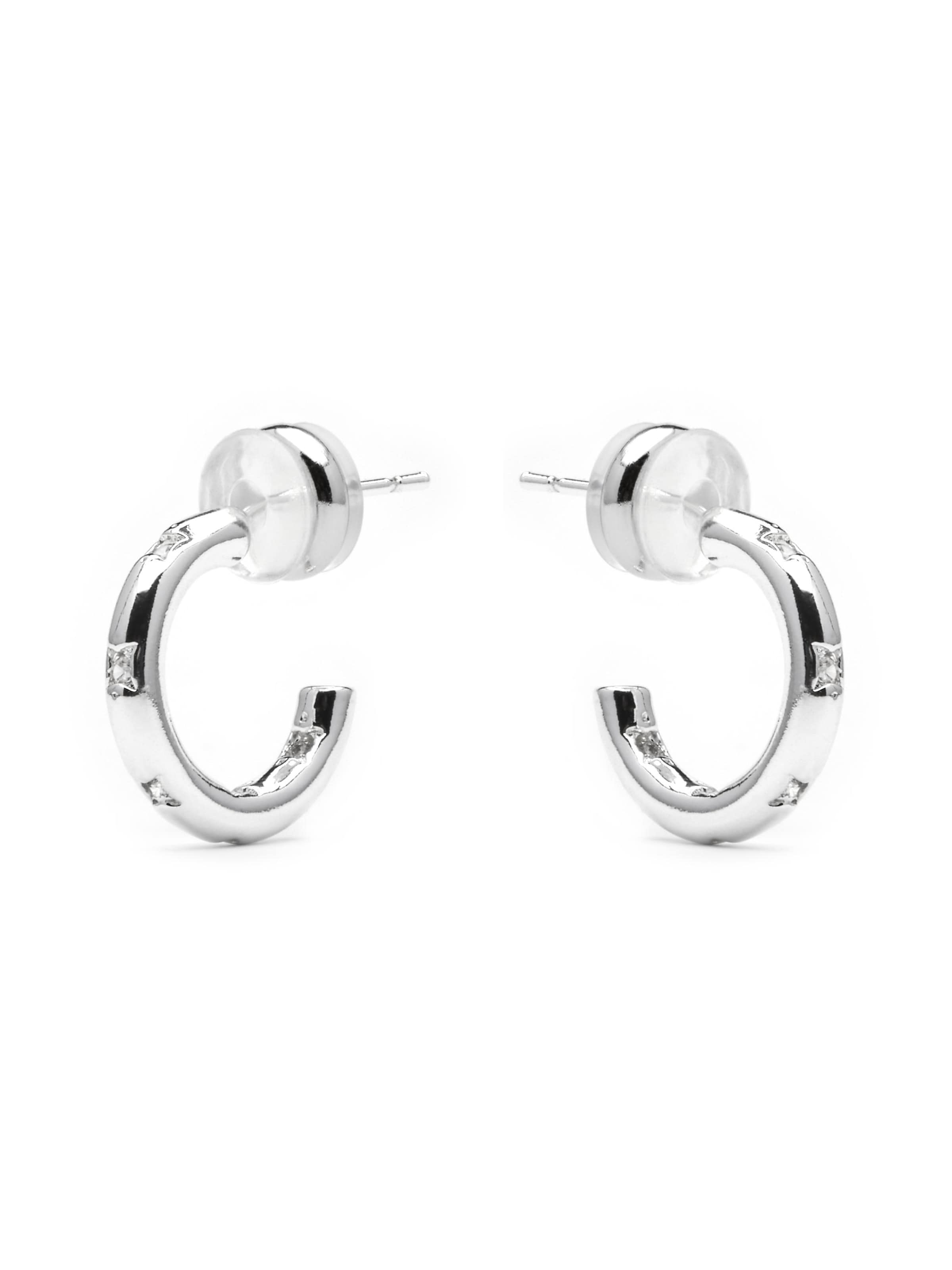 Luxenter Oorbellen 'Sisah' in Zilver: voorkant