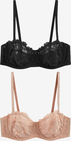 Balconnet Soutien-gorge Next en beige : devant