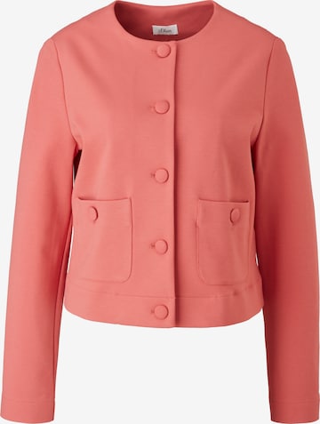 s.Oliver BLACK LABEL Jacke in Orange: predná strana