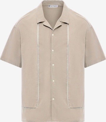 pilka Dandalo Patogus modelis Marškiniai: priekis