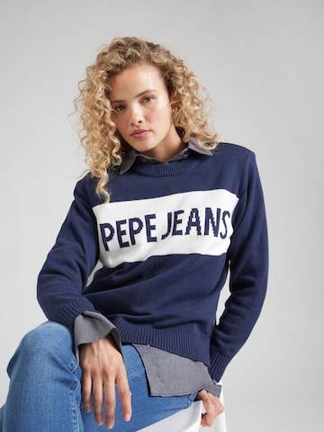 Pepe Jeans - Jersey 'NTARSIA' en azul: frente