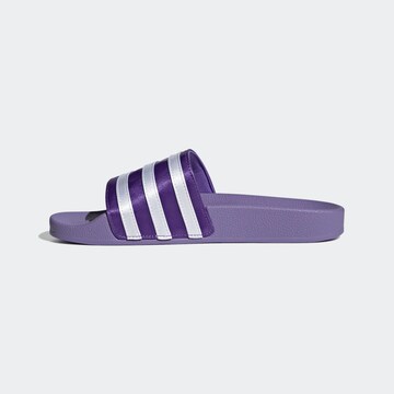 lillā ADIDAS ORIGINALS Ādas čības 'Adilette'