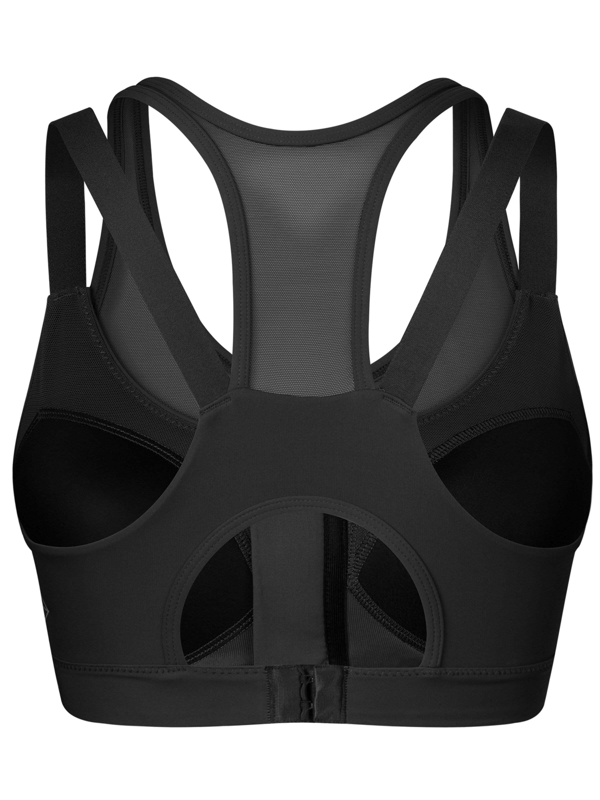 Yvette Push-up Sports Bra in Black