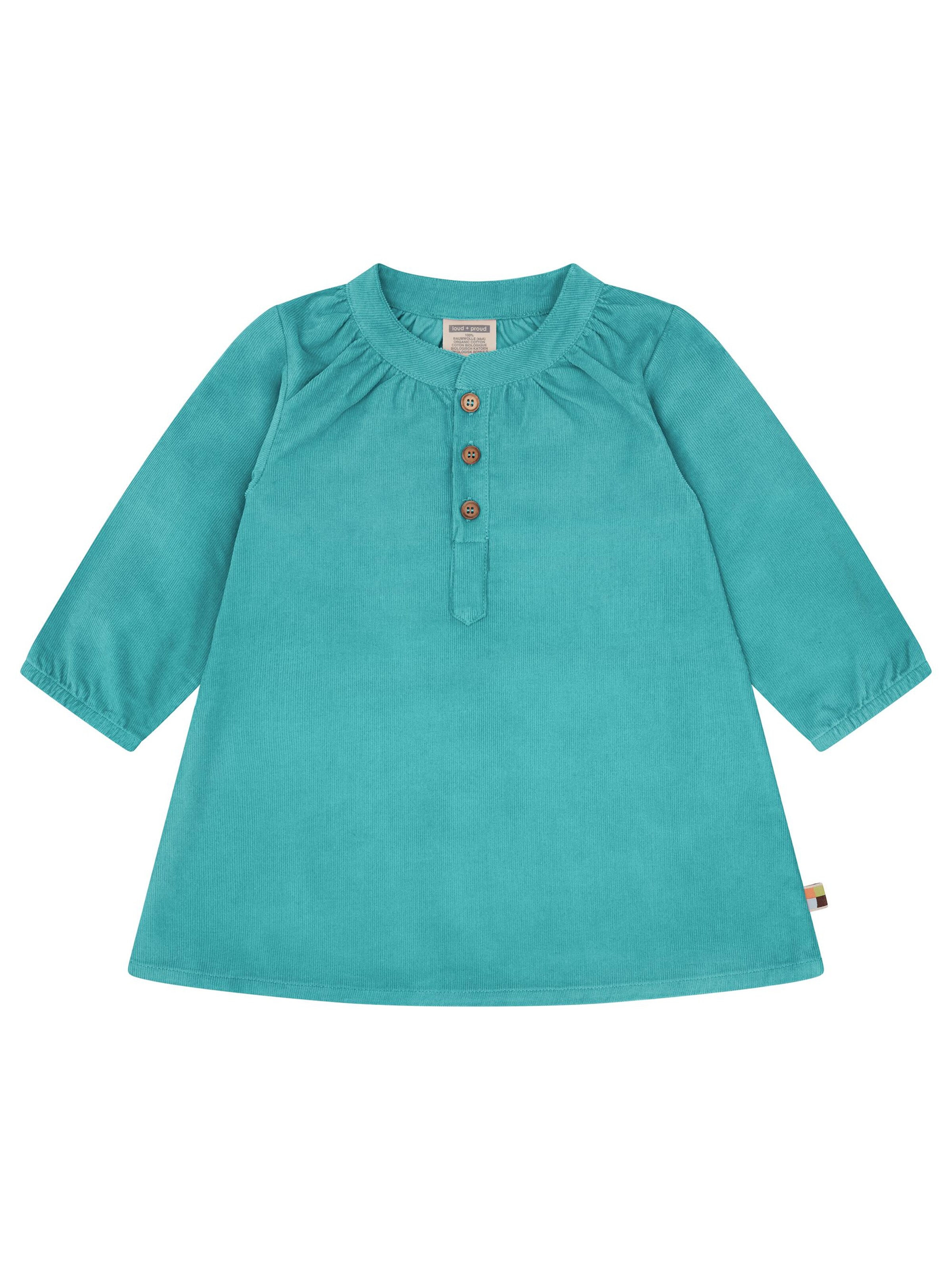 loud + proud Dress in Green: front