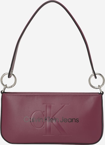 Calvin Klein Jeans Torba za čez ramo | vijolična barva: sprednja stran
