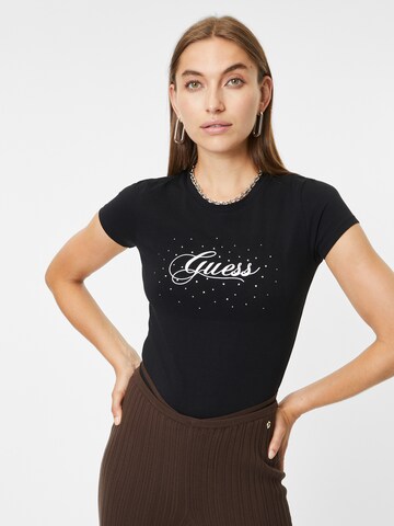 GUESS Shirt in Zwart: voorkant