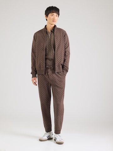 JOOP! Tapered Παντελόνι 'Korvian' σε καφέ
