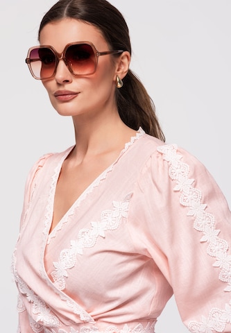 Ombre Blouse in Roze
