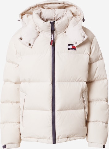 Tommy Jeans Winter Jacket 'Alaska' in Beige: front