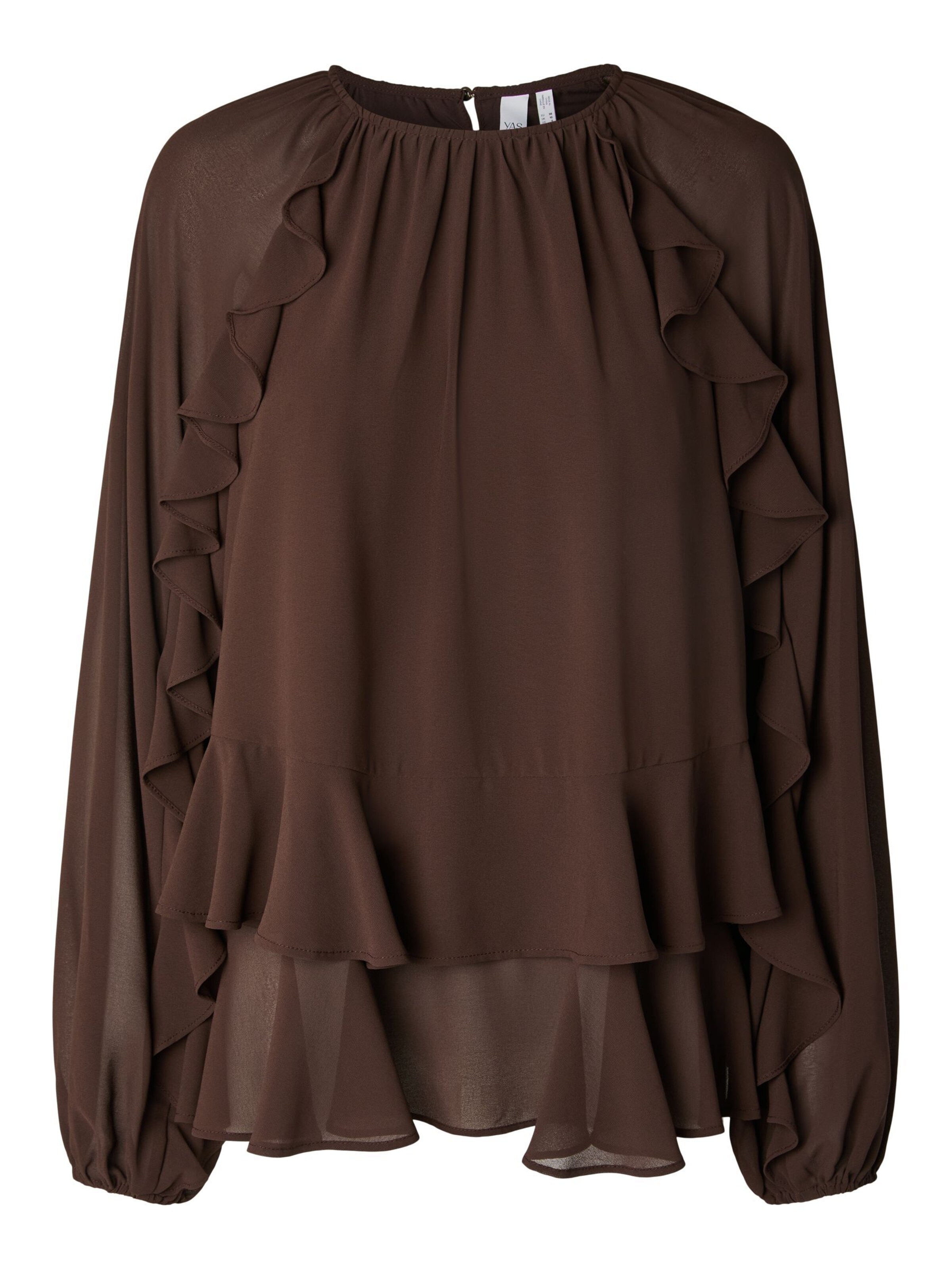 YAS T-shirt 'MILVA' en L en marron, Vue avec produit