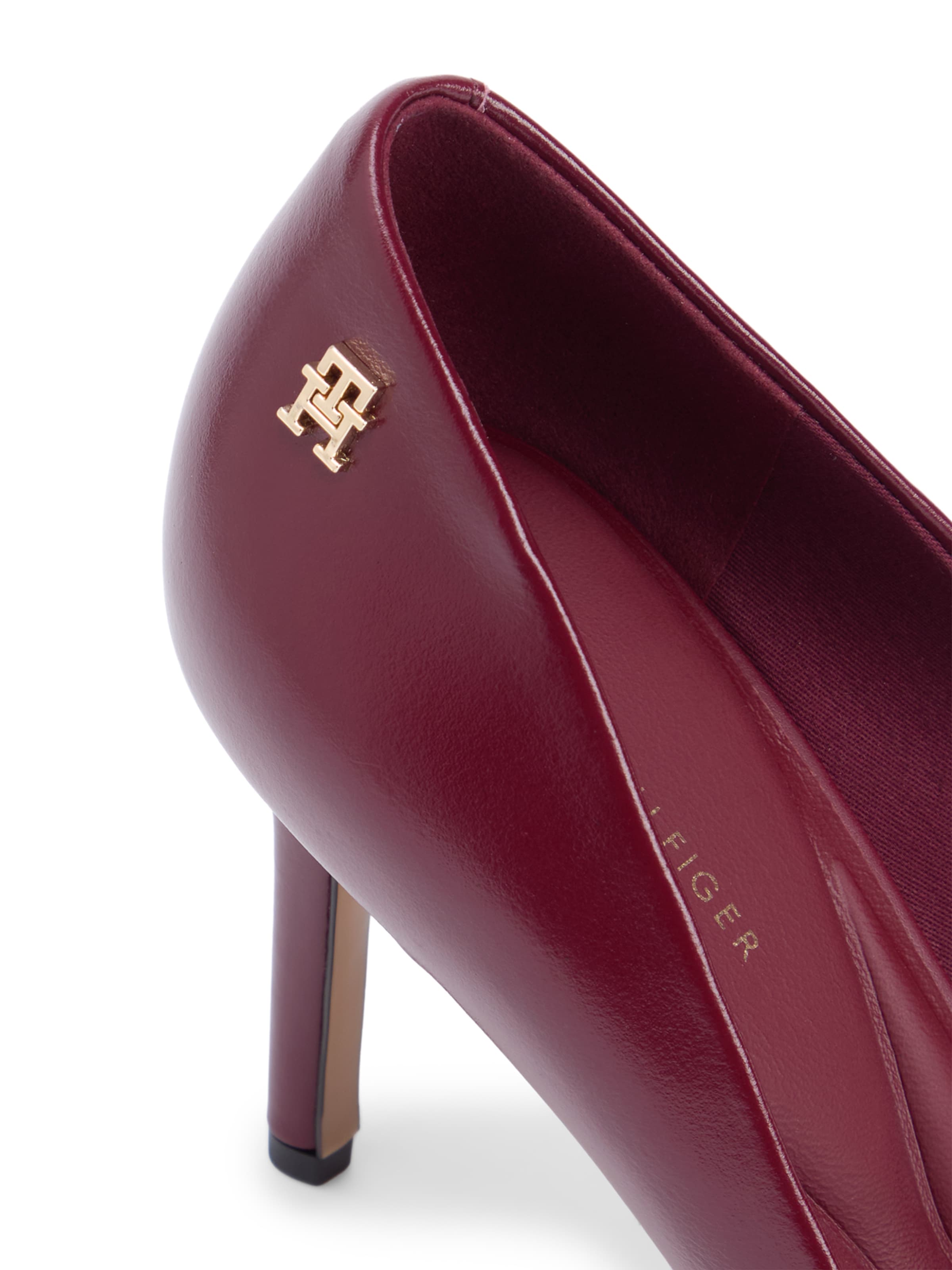 TOMMY HILFIGER Официални дамски обувки 'ESSENTIAL' в червено