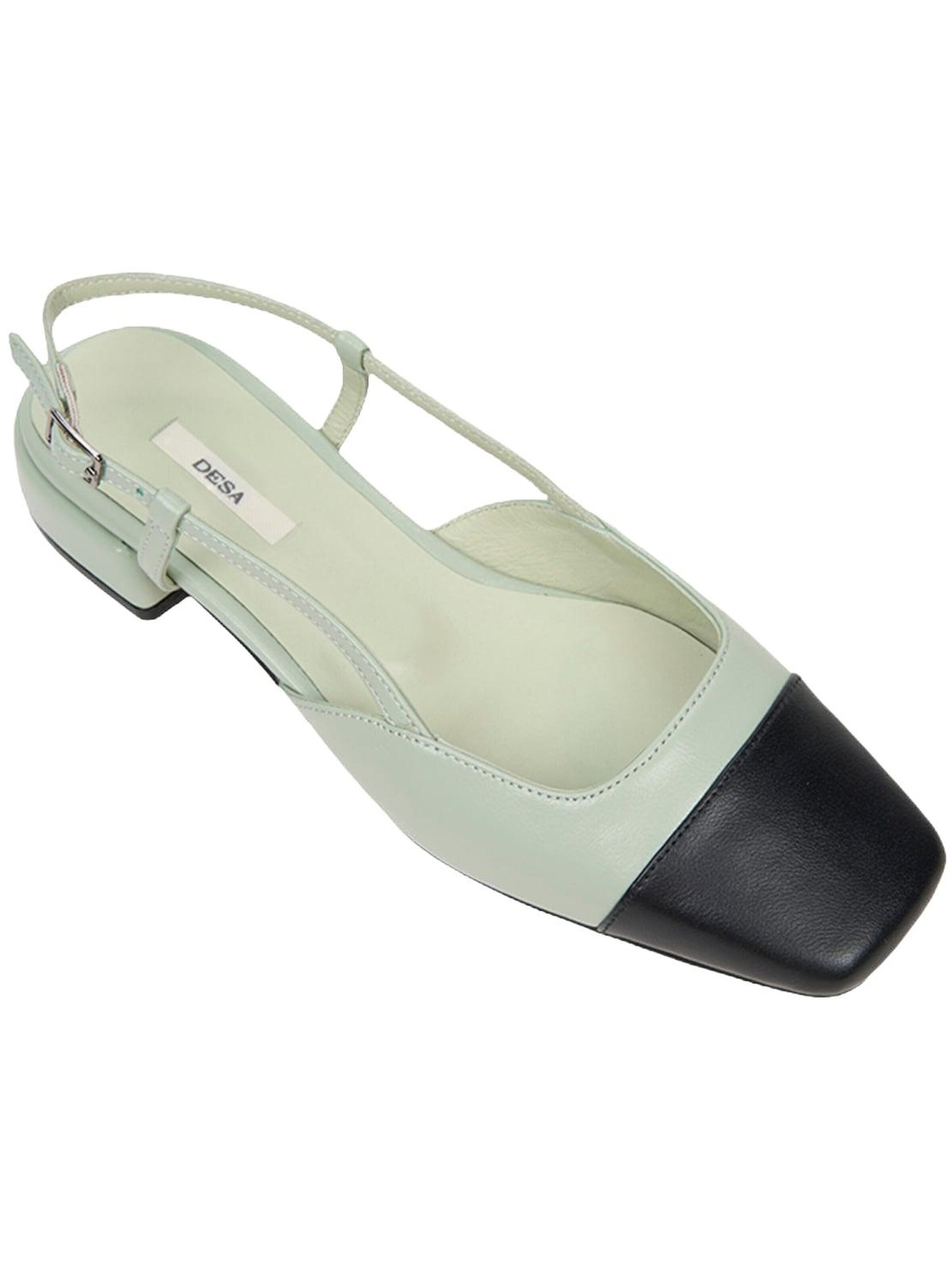Desa Ballet Flats 'Ballerinas' in Green: front