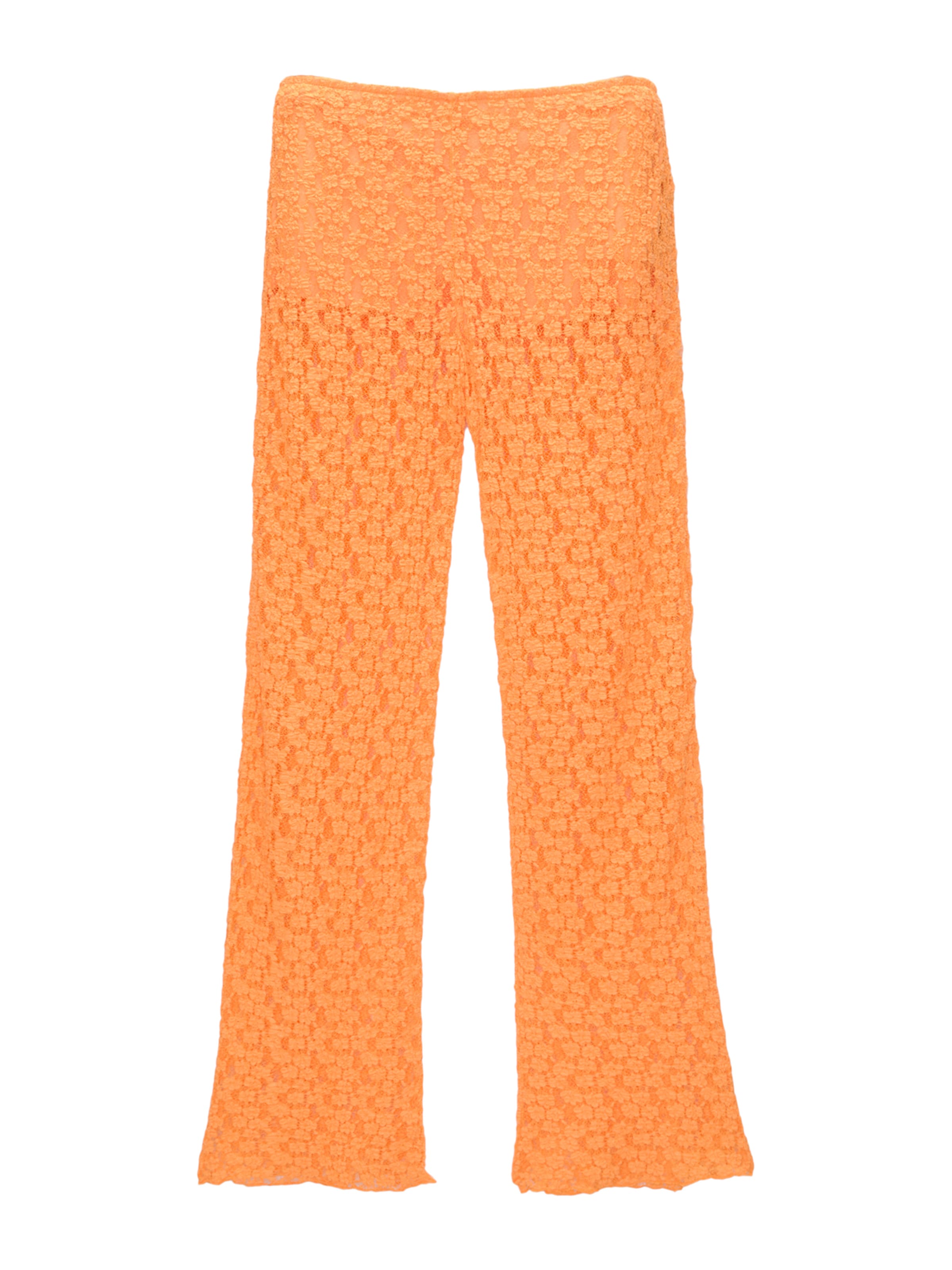 Pull&amp;Bear Regular Broek in Oranje: voorkant