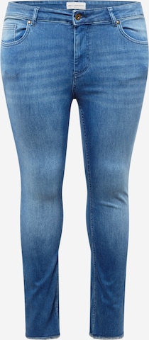 ONLY Carmakoma Skinny Jeans 'WILLY' in Blauw: voorkant