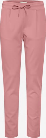 Pantalon 'KATE' ICHI en rose : devant