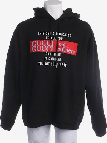 Gucci Sweatshirt / Sweatjacke L in Schwarz: predná strana