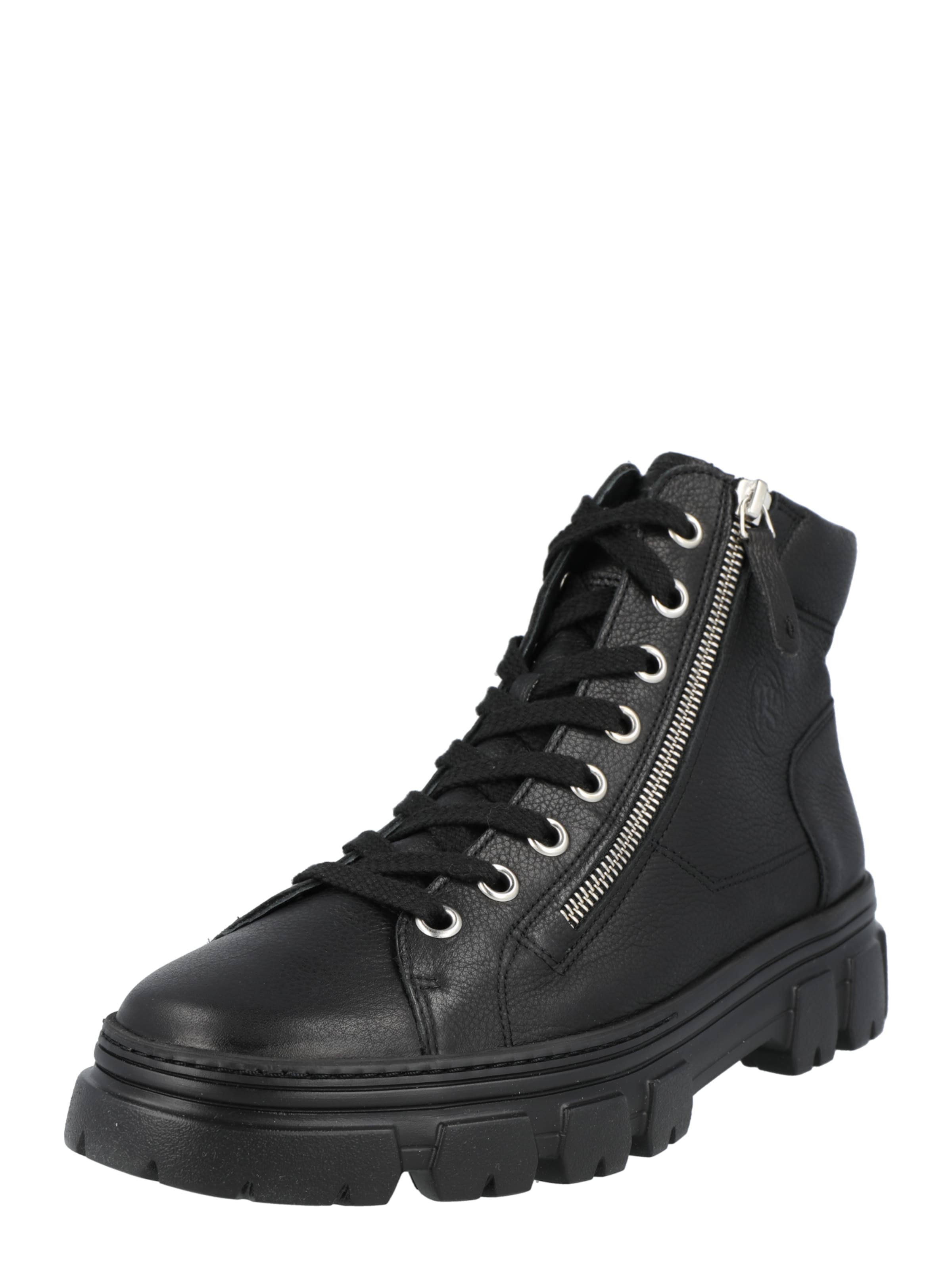 Paul Green Stövlett med snörning i svart: framsida