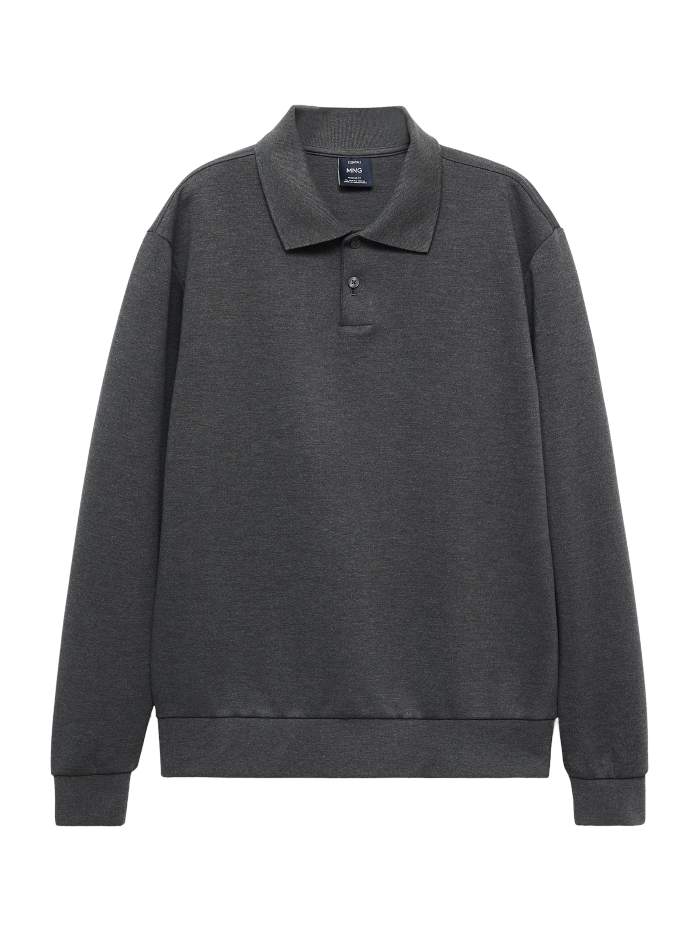 MANGO MAN Sweatshirt 'Bola' in Grau: Vorderseite